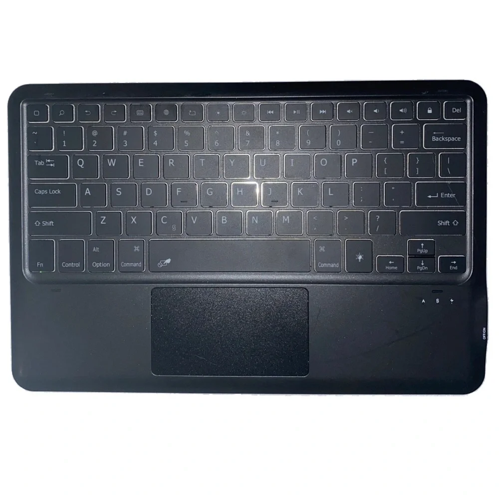 Jelly Comb Folio Case Samsung Galaxy Tab S9 FE+ 12.4” w/Bluetooth Keyboard,Black